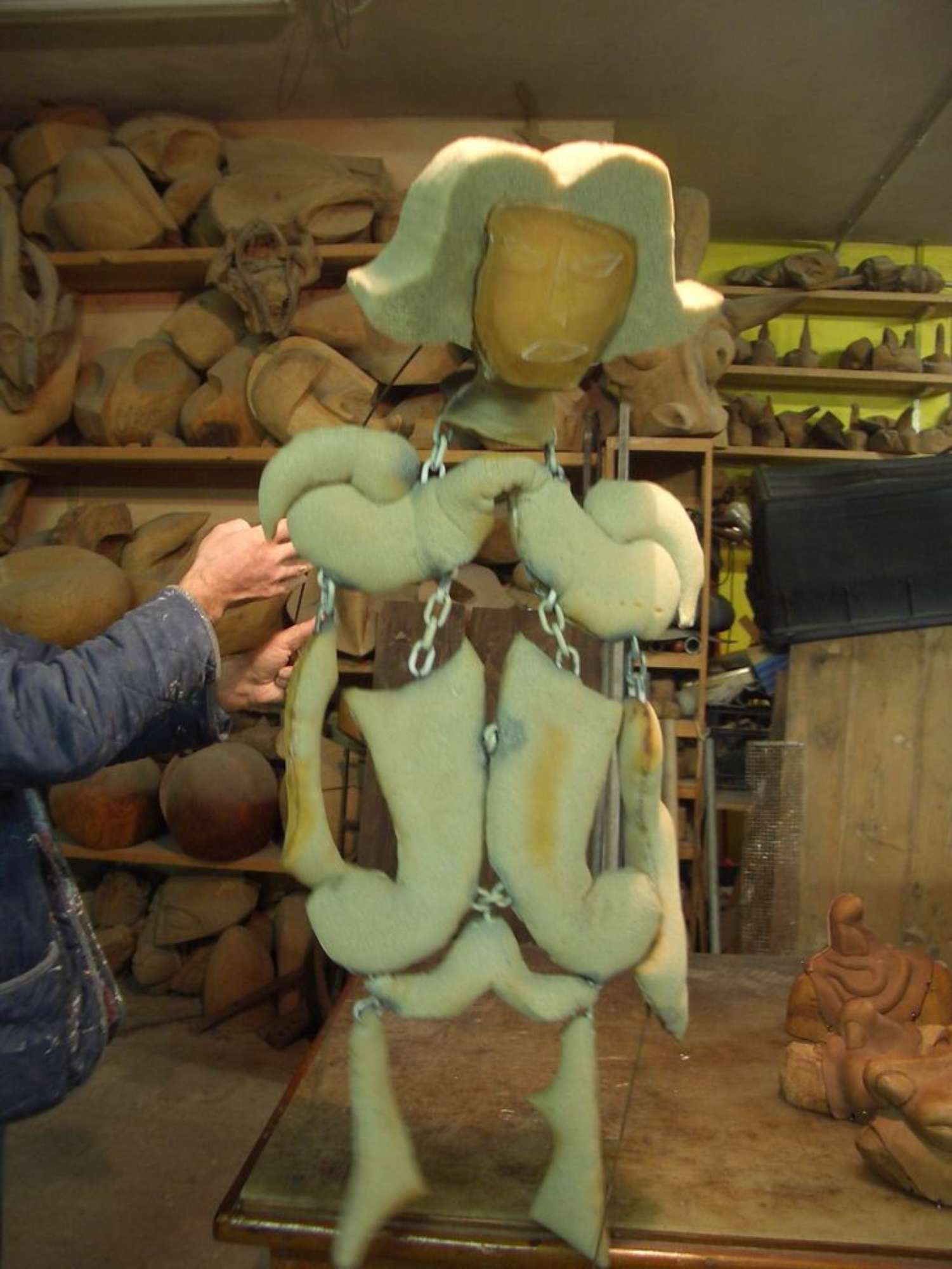 Personaggio 3 dopo il restauro